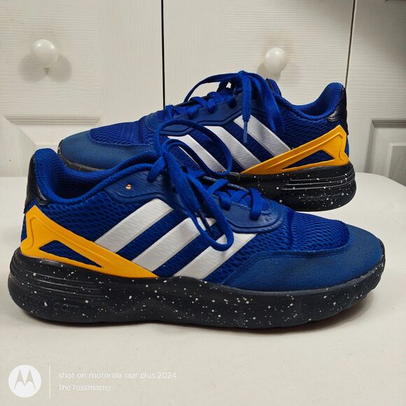 Youth ADIDAS Nebzed K Blue Big Kid's Running Shoes Lace Up Sneakers US Size 6.5 - Picture 8 of 16
